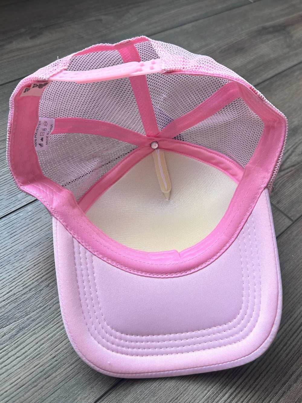Women's Just a Small Town Girl Pink Hat Trucker Hat Adjustable Baseball Hat - Picture 2 of 4